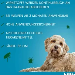 Kiltix für kleine Hunde Halsband, 1 St- Flöhe, Zecken & Co.