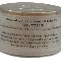 Kinesiologie Tape 5 cm x 5 m beige, 1 St^ Outlet