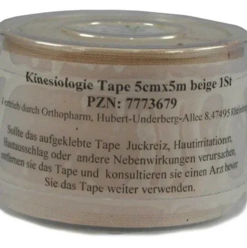 Kinesiologie Tape 5 cm x 5 m beige, 1 St^ Outlet