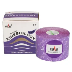 Nasara Kinesiotape 5cmx5m lila, 1 St- Kinesio Tape