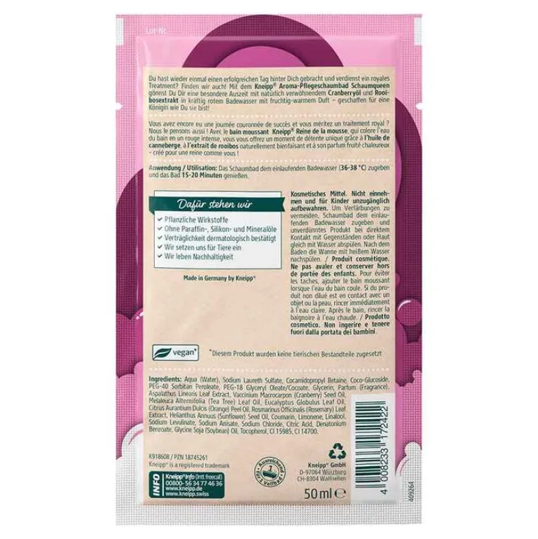 Kneipp Aroma-Pflegeschaumbad Schaum-Queen, 50 ml^ Sale