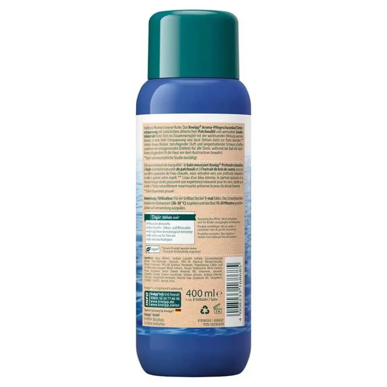 Bäder-Kneipp Aroma-Pflegeschaumbad Tiefen-Entspannung, 400 ml