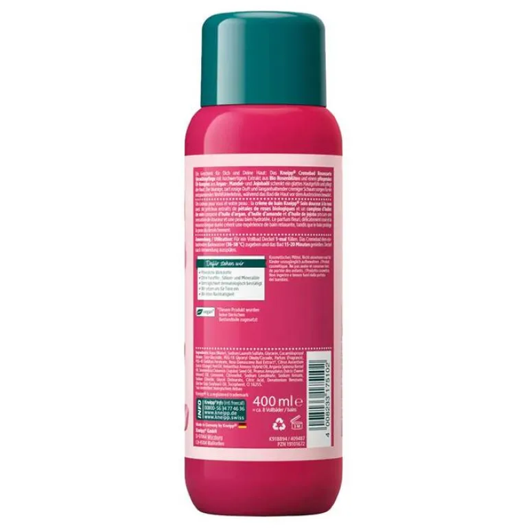 Bäder-Kneipp Cremebad Rosenzarte Verwöhnpflege, 400 ml