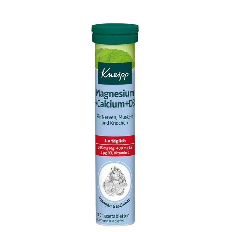 Kneipp Muskulatur-Magnesium + Calcium Brausetabletten, 20 St