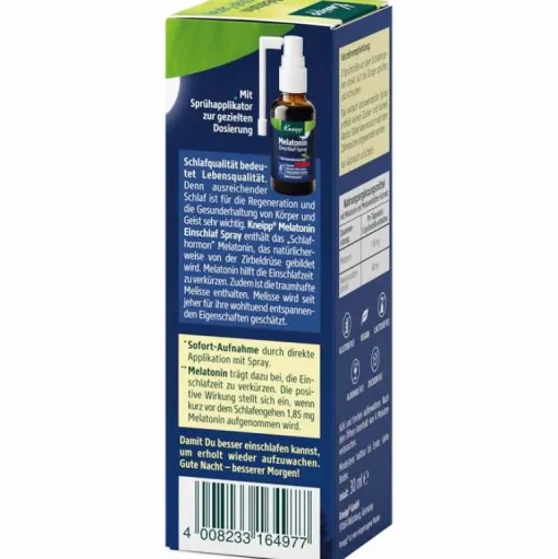 Kneipp Melatonin Einschlaf-Spray, 30 ml- Melatonin Spray