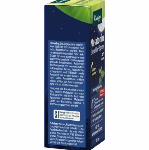 Kneipp Melatonin Einschlaf-Spray, 30 ml- Melatonin Spray