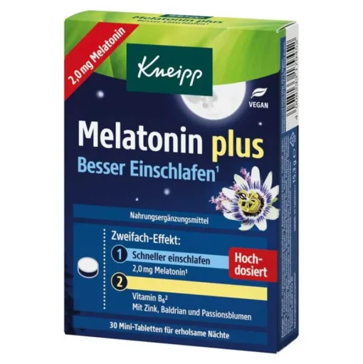 Kneipp Melatonin plus Tabletten, 30 St- Melatonin Tabletten