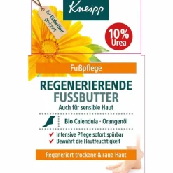 Kneipp regenerierende Fußbutter Fußpflege, 100 ml- Fußpflegeprodukte|Hautpflege