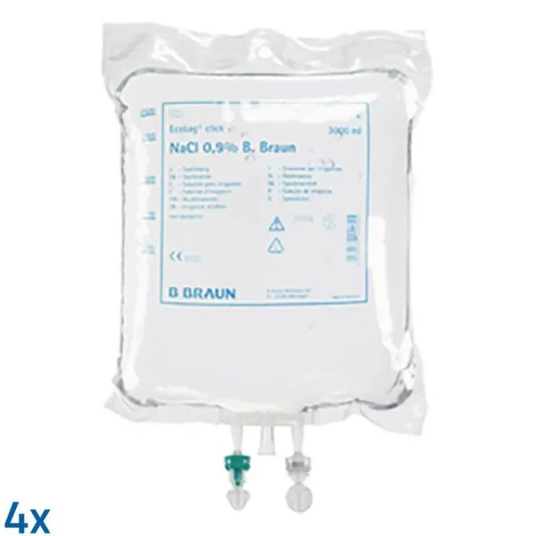 B. Braun Kochsalzlösung-Kochsalzlösung 0,9% B.Braun Spüllösung Ecob.Click, 4X3000 ml