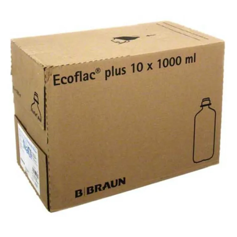 Kochsalzlösung 0,9% Ecoflac Plus, 10X1000 ml^B. Braun Outlet