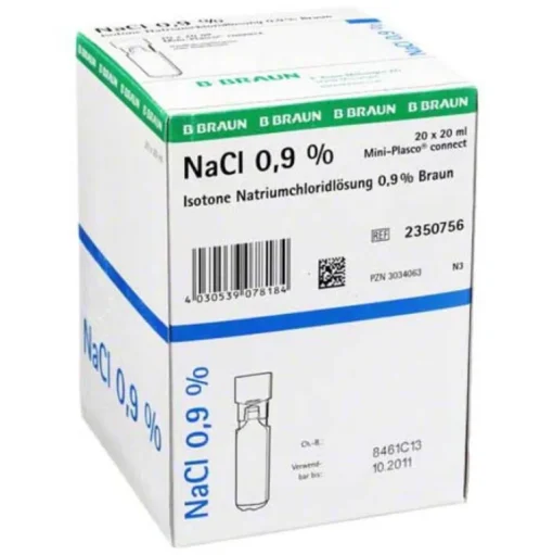 B. Braun Kochsalzlösung 0,9% Miniplasco connect, 20X20 ml- Kochsalzlösung