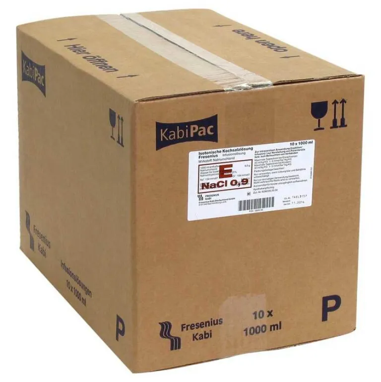 Fresenius Kabi Kochsalzlösung-Kochsalzlösung 0,9% Plastikflasche Fresenius, 10X1000 ml