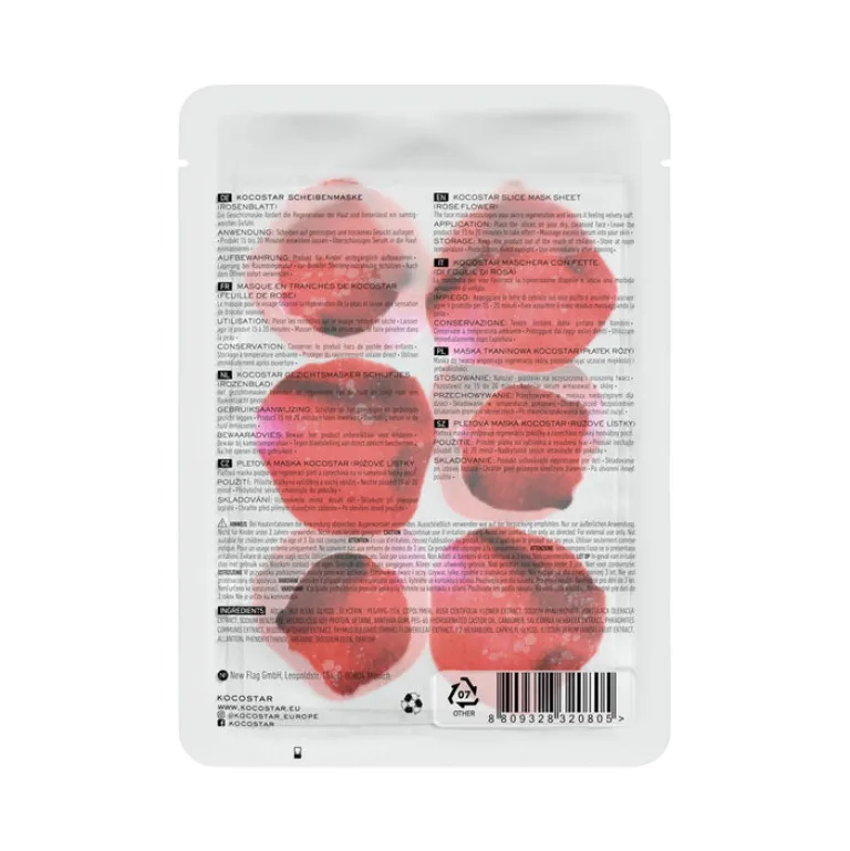 Gesichtsmasken Für Ein Gepflegtes Hautbild-Kocostar Gesichtsmaske Rose, 1 St