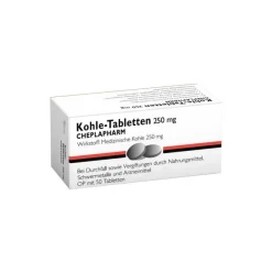 Cheplapharm Kohle Tabletten, 30 St- Mittel Gegen Durchfall & Erbrechen
