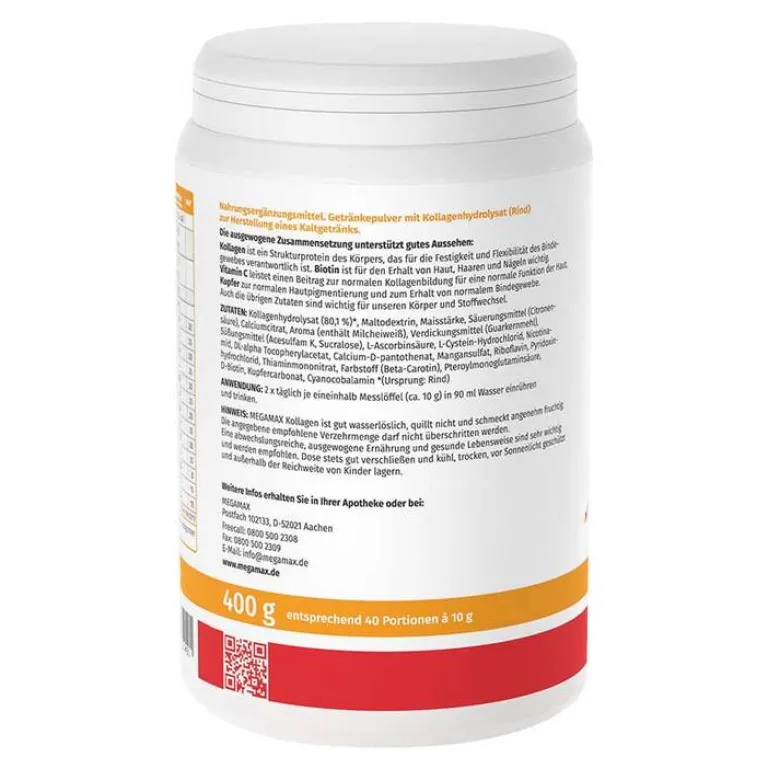 Kollagen Beauty Megamax Pulver, 400 g^ Best