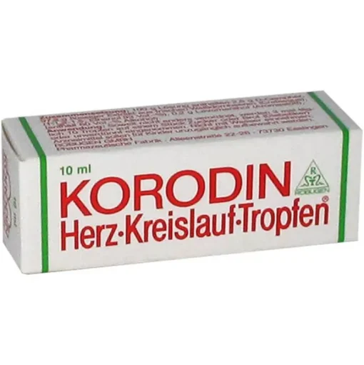 Korodin ® Tropfen bei Kreislaufstörungen und Schwindelanfällen, 10 ml- Niedriger Blutdruck