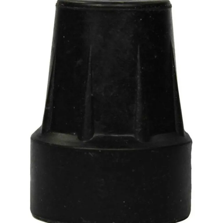 Alltagshilfen-Krückenkapsel 18 / 19mm schwarz Stahleinl.Unter.St., 1 St