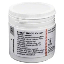 Kreon 10.000 Hartkapseln mit magensaftresistent überzogene Pellets, 200 St- Verdauung