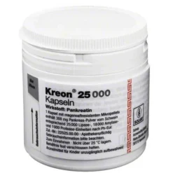 Kreon Verdauung-25.000 Hartkapseln mit magensaftresistent überzogene Pellets, 100 St