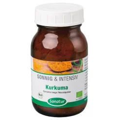 Kurkumawurzel Bio Pulver, 160 g^Sanatur Hot