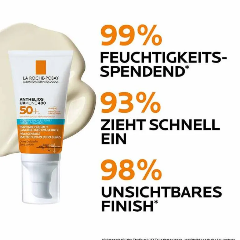 La Roche Posay Lsf 50+|Gesicht-Anthelios hydratisierende Creme UVmune LSF 50 +, 50 ml