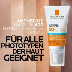 La Roche Posay Lsf 50+|Gesicht-Anthelios hydratisierende Creme UVmune LSF 50 +, 50 ml