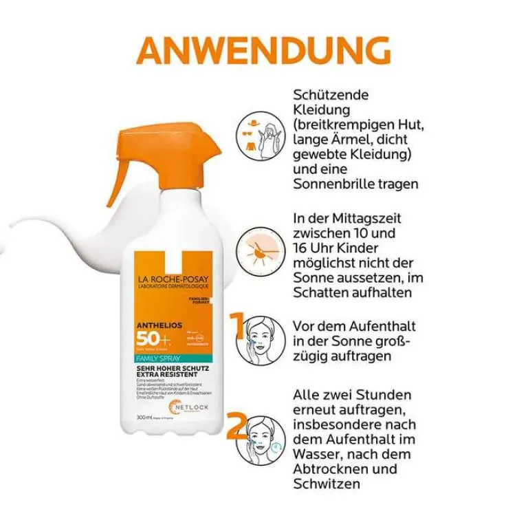 La Roche Posay Lsf 50+|Kinder & Baby-Anthelios Invisible Spray LSF 50 + Family, 300 ml