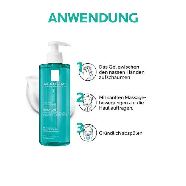 La Roche Posay Peelings|Reinigung-Effaclar Mikro-Peeling Reinigungsgel, 400 ml