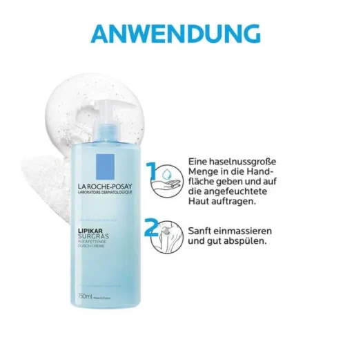 Lipikar Surgras Duschgel, 750 ml^La Roche Posay Discount