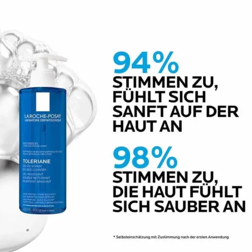 La Roche Posay Reinigung|Hauttypen-Toleriane Gel-zu-Schaum Cleanser, 400 ml