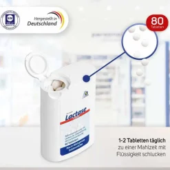 Avitale Laktase-Lactase 7.000 FCC Tabletten im Spender, 80 St