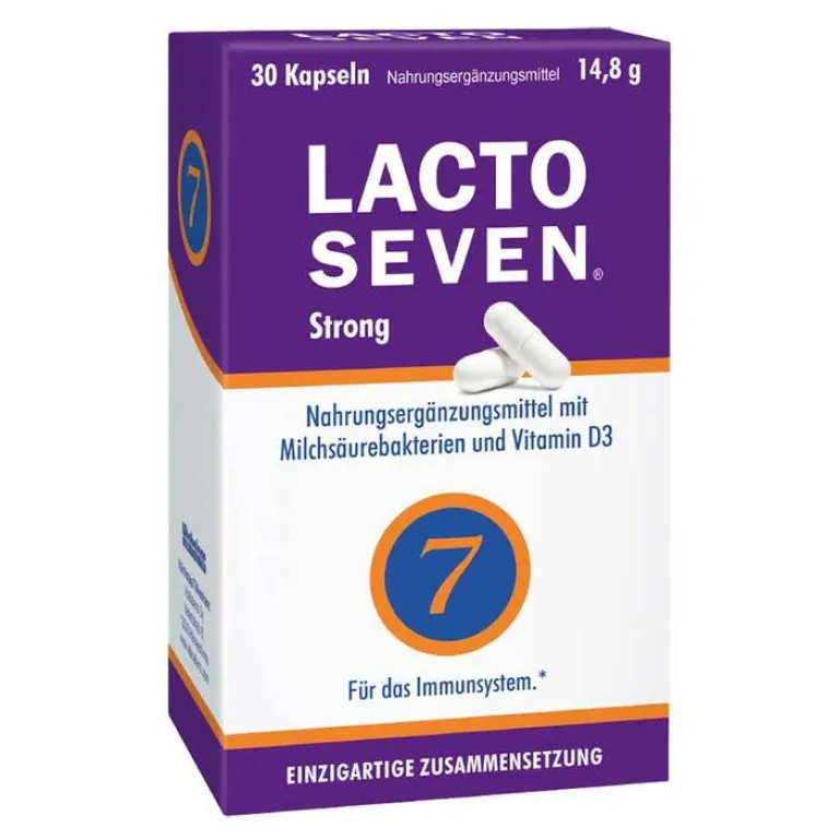 Strong laktosefrei glutenfrei zuckerfrei Kps, 30 St^Lacto Seven Online