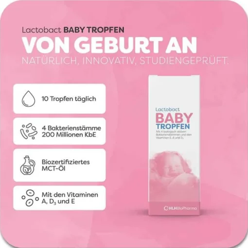 Lactobact Bakterienkulturen-Baby Tropfen, 15 ml
