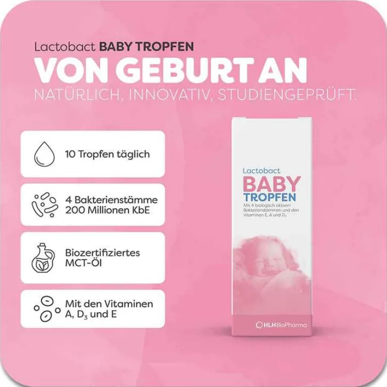 Lactobact Bakterienkulturen-Baby Tropfen, 15 ml