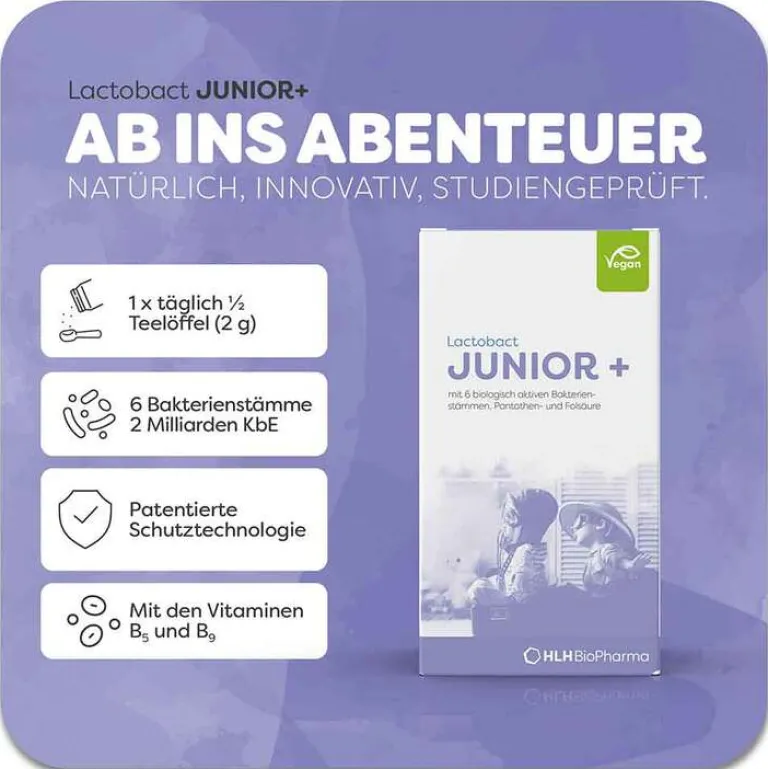 Lactobact Immunsystem-Junior+ 7 Tage Beutel, 7X2 g