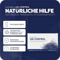 Lactobact LDL Cholesterin Control magensaftresistente Kapseln, 90 St- Cholesterin