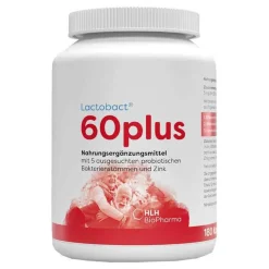 60plus magensaftresistente Kapseln, 180 St^Lactobact Hot