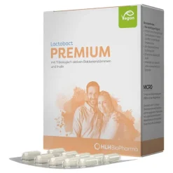 Lactobact Bakterienkulturen-Premium magensaftresistente Kapseln, 30 St