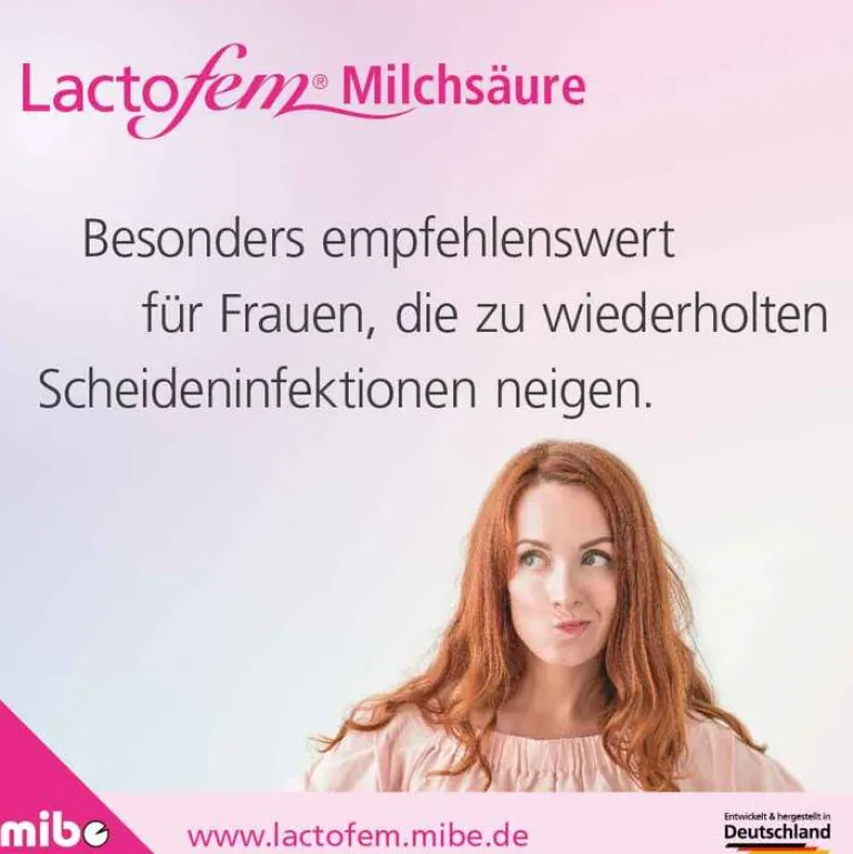 Lactofem Intimpflege-Milchsäure Vaginalzäpfchen, 7 St