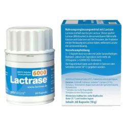 Lactrase 6.000 FCC Kapseln, 60 St- Laktase