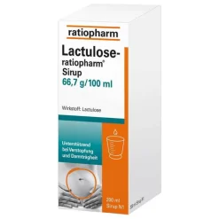 Ratiopharm Abführmittel-Lactulose- Sirup, 200 ml