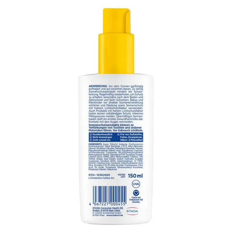Ladival allergische Haut Sonnenschutz-Spray LSF50 + , 150 ml- Lsf 50+