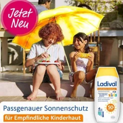 Ladival Lsf 50+|Kinder & Baby-empfindliche Kinderhaut Milch LSF 50 + , 200 ml