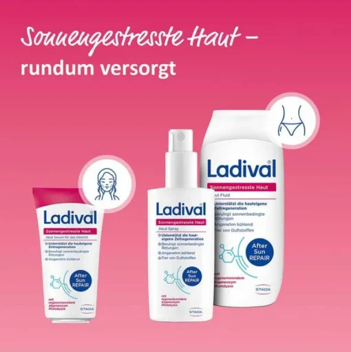 Ladival After Sun & Regeneration-sonnengestresste Haut Akut Fluid, 200 ml