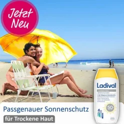 Ladival trockene Haut Sonnenschutz-Lotion LSF 50 + , 200 ml- Lsf 50+