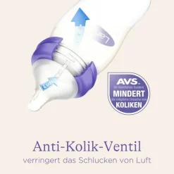 Glas Weithalsflasche 240 ml mit Sauger M, 1 St^Lansinoh Outlet