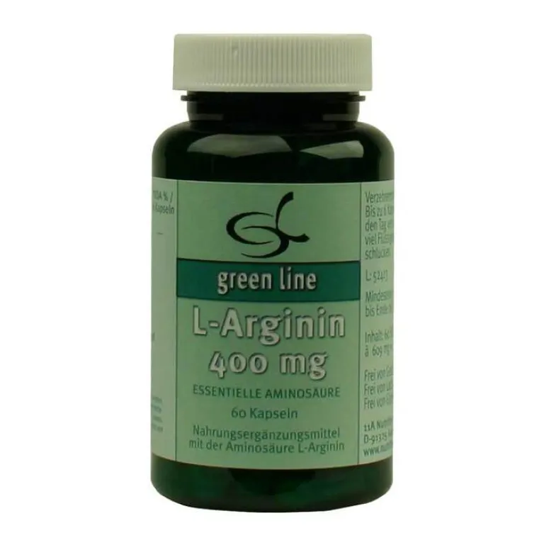 Green line Nutritheke L-Arginin 400 mg Kapseln, 60 St- Aminosäuren