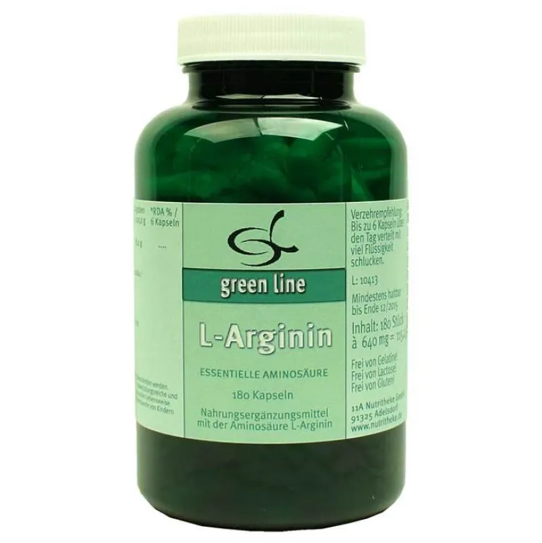 Green line Nutritheke L-Arginin Kapseln, 180 St- Aminosäuren