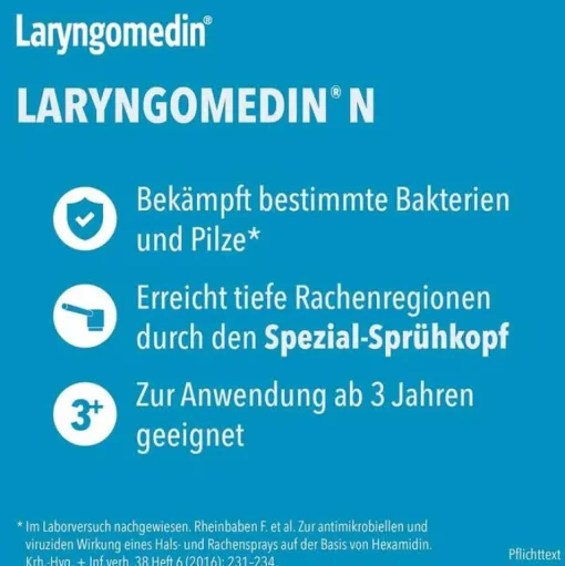 ® N Spray, 45 g^Laryngomedin Clearance