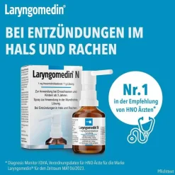 ® N Spray, 45 g^Laryngomedin Clearance